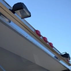 Enclosed Trailer 8.5' x 28' White Motorcycle Car Event Trailer -Cheap Trailers Store p1190075 1