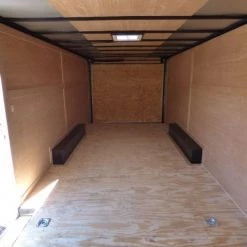 Enclosed Trailer 8.5'x18' Red & Black - Car Hauler -Cheap Trailers Store p1250403edited 1