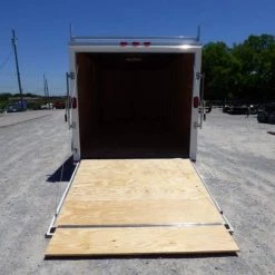 7x14 Enclosed Trailer White V-Nose Ladder Racks (2) 3500lb Axles -Cheap Trailers Store p1250439edited 1