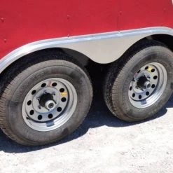 Enclosed Trailer 8.5'x18' Red & Black - Car Hauler -Cheap Trailers Store p1250451edited 1