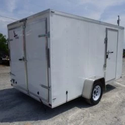 Enclosed Trailer 7'x12' 3500 lb Axle V-Nose W/ Barn Doors 24 Enclosed Trailer 7'x12' 3500 lb Axle V-Nose W/ Barn Doors -Cheap Trailers Store p1250733edited 1