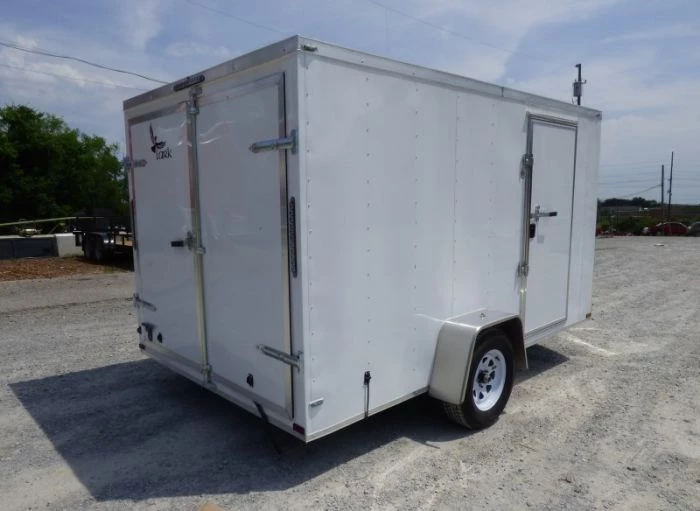 Enclosed Trailer 7'x12' 3500 lb Axle V-Nose W/ Barn Doors 11 Enclosed Trailer 7'x12' 3500 lb Axle V-Nose W/ Barn Doors - Image 9