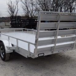 6.4' x 16' All Aluminum Utility Trailer Dual Axle Straight Deck -Cheap Trailers Store p1280888 7 1