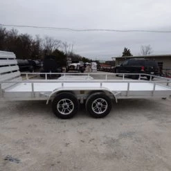 6.4' x 16' All Aluminum Utility Trailer Dual Axle Straight Deck -Cheap Trailers Store p1280891 7 1