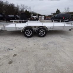 6.4' x 16' All Aluminum Utility Trailer Dual Axle Straight Deck -Cheap Trailers Store p1280900 7 1