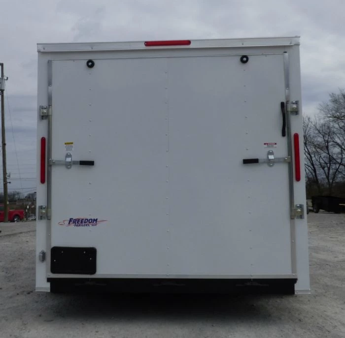 Enclosed Trailer 7'x14' White - V-Nose Lawn Mower Cargo Trailer 10 Enclosed Trailer 7'x14' White - V-Nose Lawn Mower Cargo Trailer - Image 8