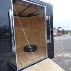 Enclosed Utility Hybrid Trailer 7'x18' with Side Ramp- Lawn Mower Equipment Hauler -Cheap Trailers Store p1330471 1