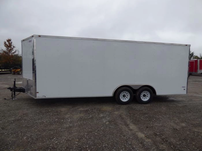 Enclosed Trailer 8.5' x 20' White 3500lb Axles - Cargo Hauler 7 Enclosed Trailer 8.5' x 20' White 3500lb Axles - Cargo Hauler - Image 5