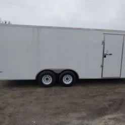 Enclosed Trailer 8.5' x 20' White 3500lb Axles - Cargo Hauler 30 Enclosed Trailer 8.5' x 20' White 3500lb Axles - Cargo Hauler -Cheap Trailers Store p1330482 1 1 1 1