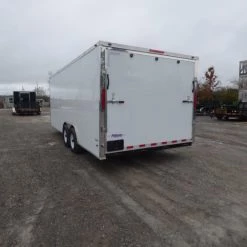 Enclosed Trailer 8.5' x 20' White 3500lb Axles - Cargo Hauler 27 Enclosed Trailer 8.5' x 20' White 3500lb Axles - Cargo Hauler -Cheap Trailers Store p1330483 1 1 1 1