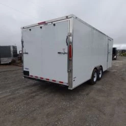 Enclosed Trailer 8.5' x 20' White 3500lb Axles - Cargo Hauler 19 Enclosed Trailer 8.5' x 20' White 3500lb Axles - Cargo Hauler -Cheap Trailers Store p1330484 1 1 1 1