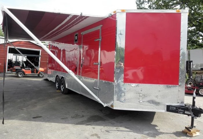 Enclosed Trailer 8.5'x24' Red - ATV Car Bike Equipment Hauler 20 Enclosed Trailer 8.5'x24' Red - ATV Car Bike Equipment Hauler - Image 18