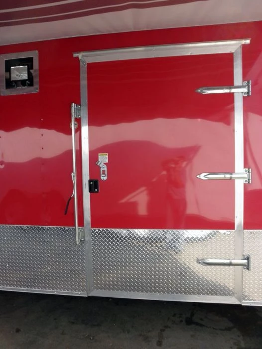 Enclosed Trailer 8.5'x24' Red - ATV Car Bike Equipment Hauler 5 Enclosed Trailer 8.5'x24' Red - ATV Car Bike Equipment Hauler - Image 3