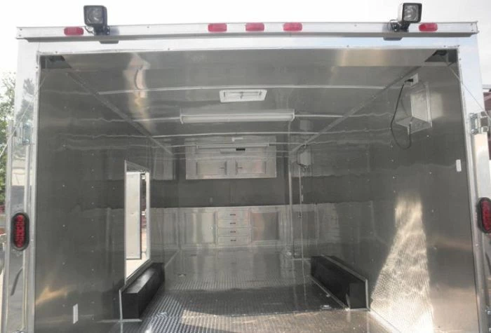 Enclosed Trailer 8.5'x24' Red - ATV Car Bike Equipment Hauler 7 Enclosed Trailer 8.5'x24' Red - ATV Car Bike Equipment Hauler - Image 5