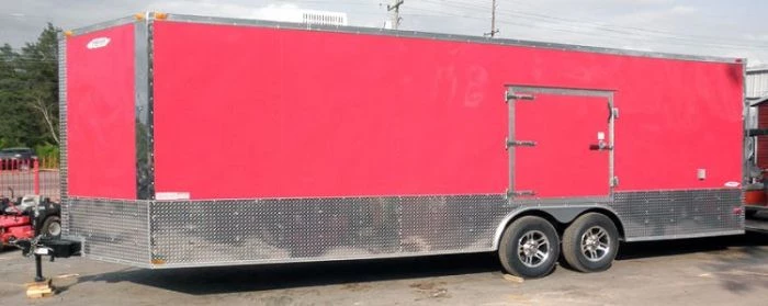 Enclosed Trailer 8.5'x24' Red - ATV Car Bike Equipment Hauler 17 Enclosed Trailer 8.5'x24' Red - ATV Car Bike Equipment Hauler - Image 15
