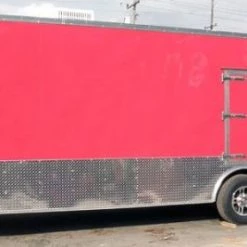Enclosed Trailer 8.5'x24' Red - ATV Car Bike Equipment Hauler 25 Enclosed Trailer 8.5'x24' Red - ATV Car Bike Equipment Hauler -Cheap Trailers Store p5110018 1 1