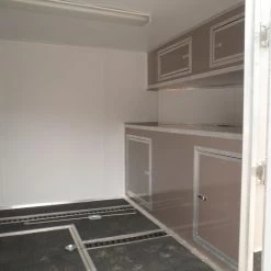 Enclosed Trailer 8.5'x26' Beige - Dual 5200 lb Axles Brakes -Cheap Trailers Store pa100012 1 1 1