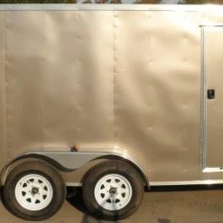 Enclosed Trailer 7'x16' Cargo Hauler Motorcycle Tandem V Nose -Cheap Trailers Store pa170038 1 1 1 1