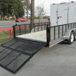 Enclosed Utility Hybrid Trailer 7'x20' - Lawn Mower Equipment Hauler -Cheap Trailers Store pb010029 1