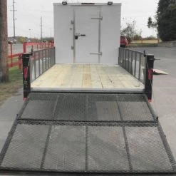 Enclosed Utility Hybrid Trailer 7'x20' - Lawn Mower Equipment Hauler -Cheap Trailers Store pb010030 1