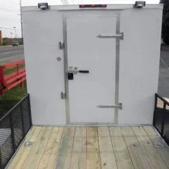 Enclosed Utility Hybrid Trailer 7'x20' - Lawn Mower Equipment Hauler -Cheap Trailers Store pb010031 1