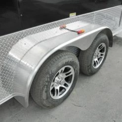 Enclosed Trailer 7'x16' Custom Built - Motorcycle ATV Car Event (Black) -Cheap Trailers Store picture 125 1 2 1 1