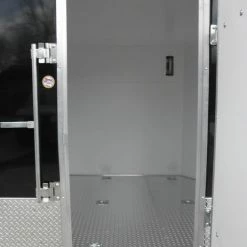 Enclosed Trailer 7'x16' Custom Built - Motorcycle ATV Car Event (Black) -Cheap Trailers Store picture 129 1 2 1 1