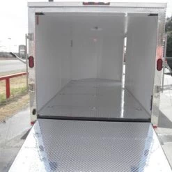 Enclosed Trailer 7'x16' Custom Built - Motorcycle ATV Car Event (Black) -Cheap Trailers Store picture 134 2 1 1