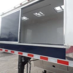 Enclosed 8.5x36' Custom Indigo Blue Goose-Neck Trailer -Cheap Trailers Store sam 0545 2
