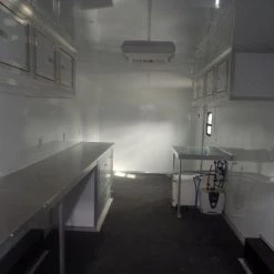 Enclosed 8.5x36' Custom Indigo Blue Goose-Neck Trailer -Cheap Trailers Store sam 0553 2