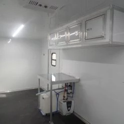 Enclosed 8.5x36' Custom Indigo Blue Goose-Neck Trailer -Cheap Trailers Store sam 0555 1