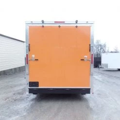 Black/Orange 8.5x36' Goosneck Enclosed Trailer -Cheap Trailers Store sam 0585 2 2