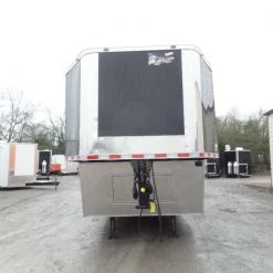 Black/Orange 8.5x36' Goosneck Enclosed Trailer -Cheap Trailers Store sam 0589 2 2