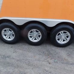 Black/Orange 8.5x36' Goosneck Enclosed Trailer -Cheap Trailers Store sam 0595 2 2