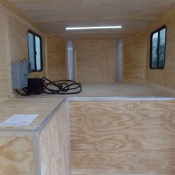 Black/Orange 8.5x36' Goosneck Enclosed Trailer -Cheap Trailers Store sam 0601 1 2