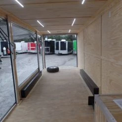 Black/Orange 8.5x36' Goosneck Enclosed Trailer -Cheap Trailers Store sam 0603 2 2