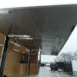 Black/Orange 8.5x36' Goosneck Enclosed Trailer -Cheap Trailers Store sam 0608 1 2