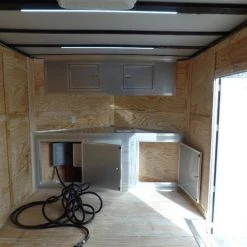 Enclosed 8.5x28 Med. Charcoal Equipment Trailer 16 Enclosed 8.5x28 Med. Charcoal Equipment Trailer -Cheap Trailers Store sam 0947 1 2