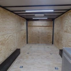 Enclosed 8.5x28 Med. Charcoal Equipment Trailer 17 Enclosed 8.5x28 Med. Charcoal Equipment Trailer -Cheap Trailers Store sam 0951 1 2
