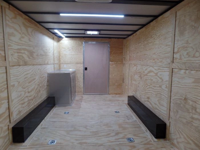 Enclosed 8.5x28 Med. Charcoal Equipment Trailer 3 Enclosed 8.5x28 Med. Charcoal Equipment Trailer