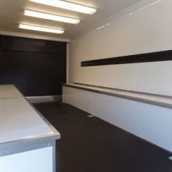 Custom Enclosed Trailer 8.5 X 24 White -Cheap Trailers Store sam 2684 2