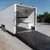 Custom Enclosed Trailer 8.5 X 24 White -Cheap Trailers Store sam 2689 2