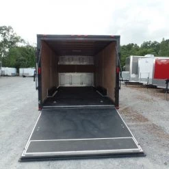 Enclosed Trailer 8.5' X 20' Charcoal Grey -Cheap Trailers Store sam 2749 1 1