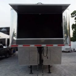 8.5 X 48 Charcoal Grey Enclosed Trailer -Cheap Trailers Store sam 2835 1