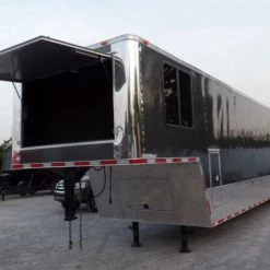 8.5 X 48 Charcoal Grey Enclosed Trailer -Cheap Trailers Store sam 2836 1