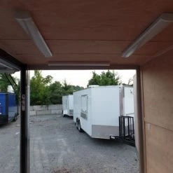 8.5 X 48 Charcoal Grey Enclosed Trailer -Cheap Trailers Store sam 2844 1