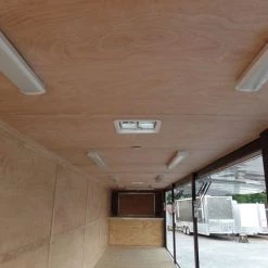 8.5 X 48 Charcoal Grey Enclosed Trailer -Cheap Trailers Store sam 2845 1