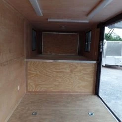 8.5 X 48 Charcoal Grey Enclosed Trailer -Cheap Trailers Store sam 2846 1
