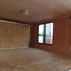 8.5 X 48 Charcoal Grey Enclosed Trailer -Cheap Trailers Store sam 2848 1