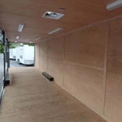 8.5 X 48 Charcoal Grey Enclosed Trailer -Cheap Trailers Store sam 2850 1